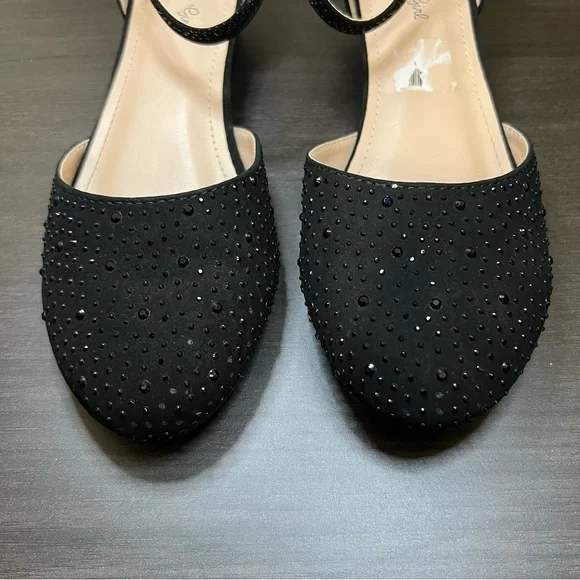 Glam Girl Girls Black Fancy Heels, Size 3 - Picture 8 of 9
